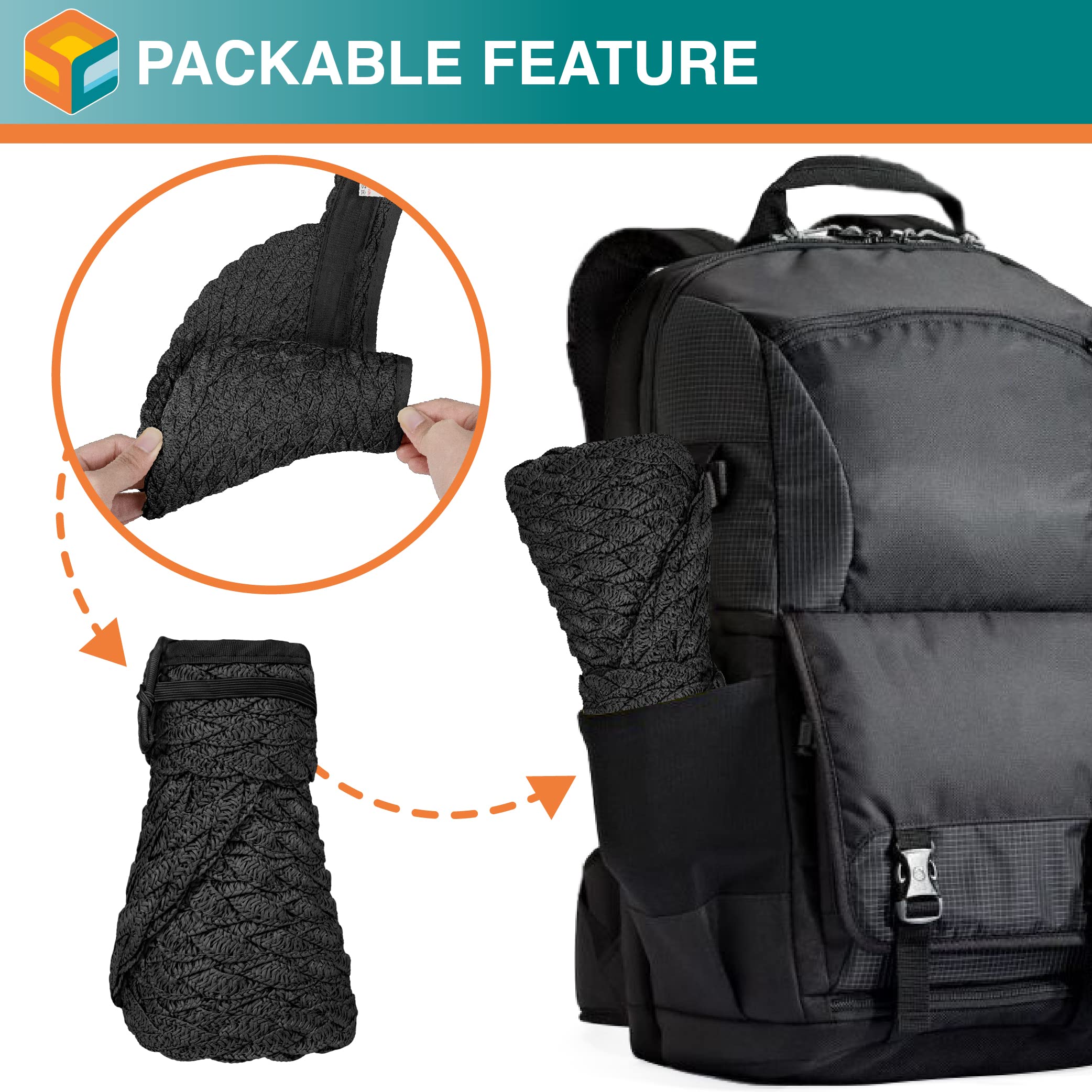 SUN CUBE one-size-fits-most design ensures secure, comfortable wear