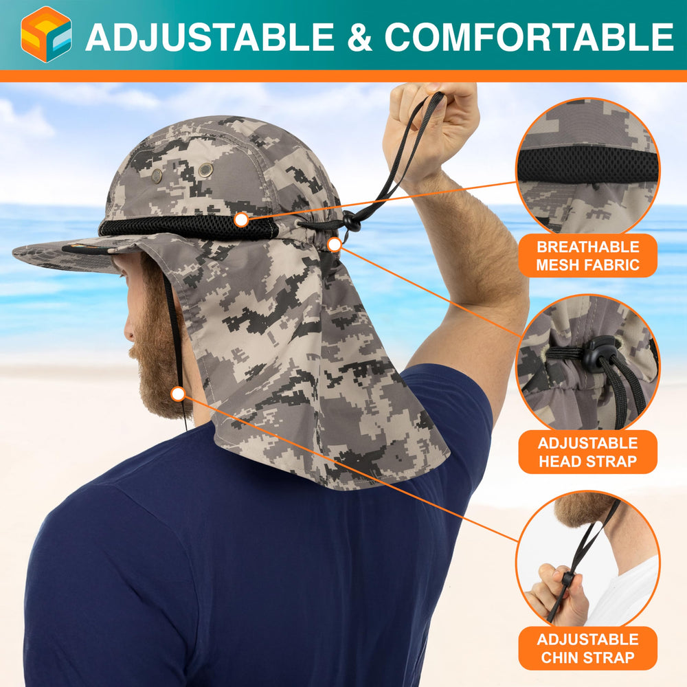 SUN CUBE UV50+ protection guards against UVA and UVB rays.