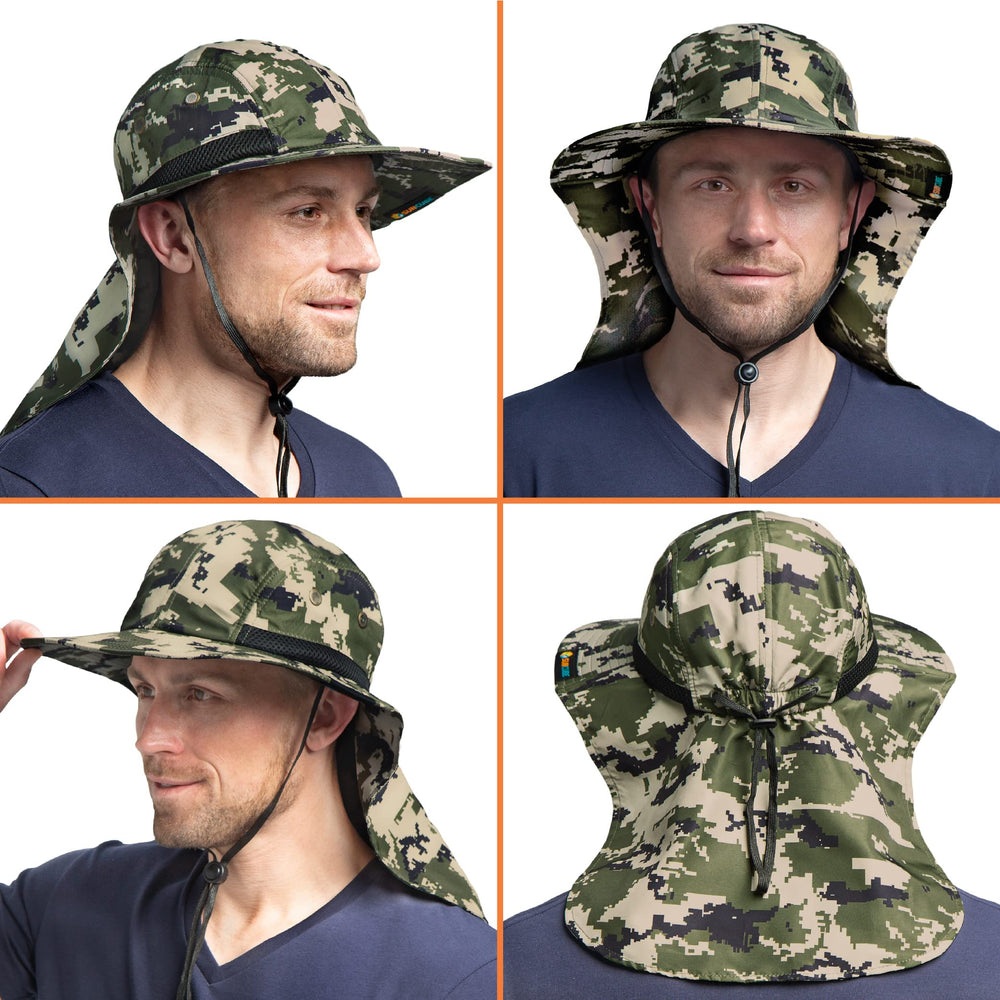 Sun Cube water-resistant quick-dry material supports outdoor adventures.
