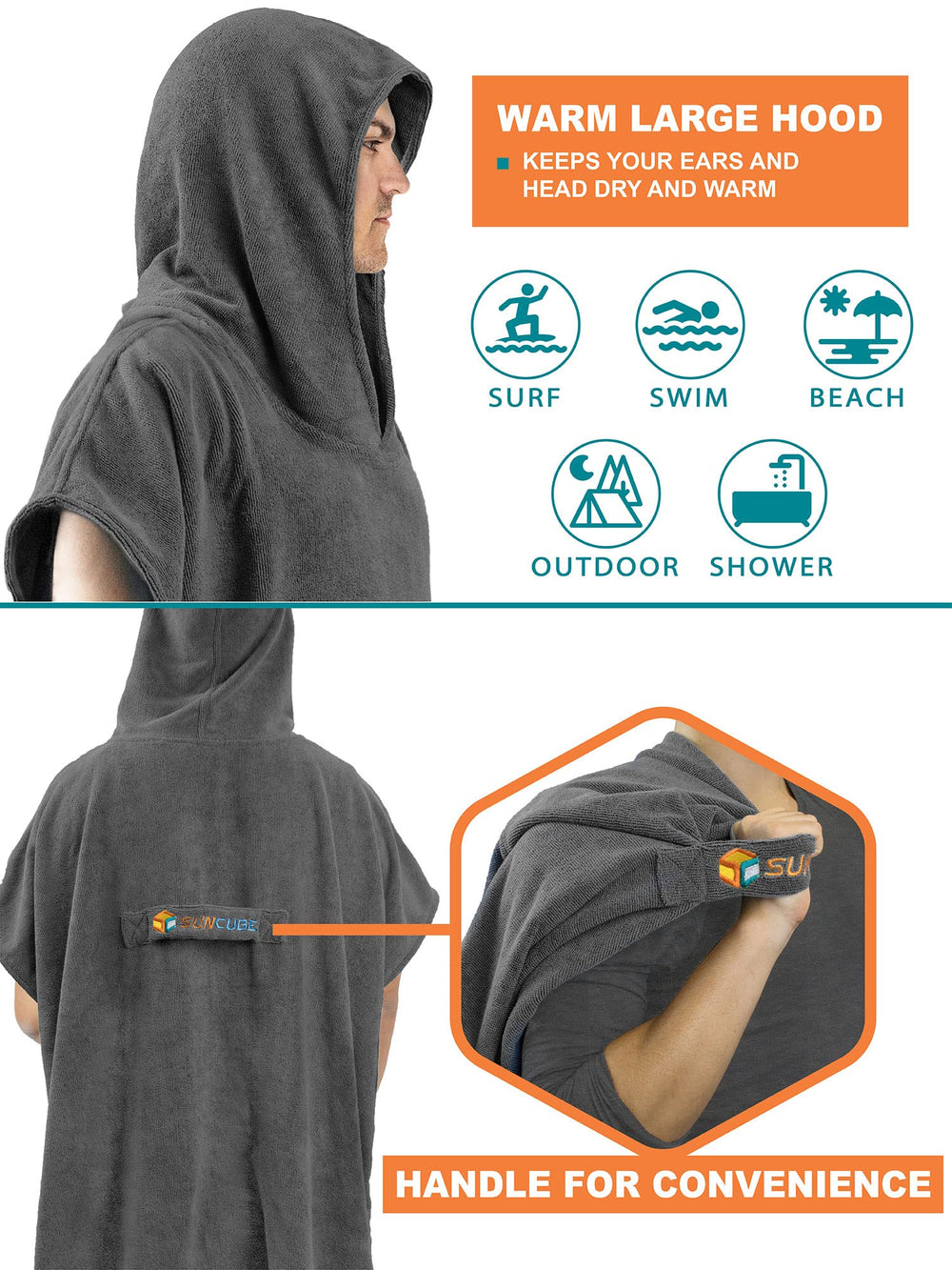SUN CUBE Watersport Changing Room portable robe for private outfit changes at pool or beach.