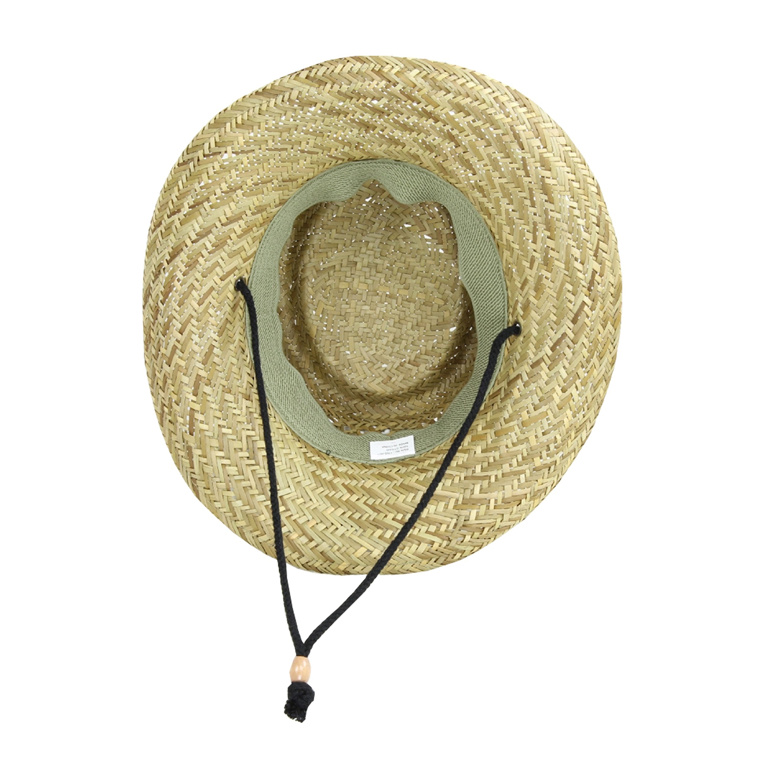 Sun and Fun outdoor-ready straw hat in a summer setting.