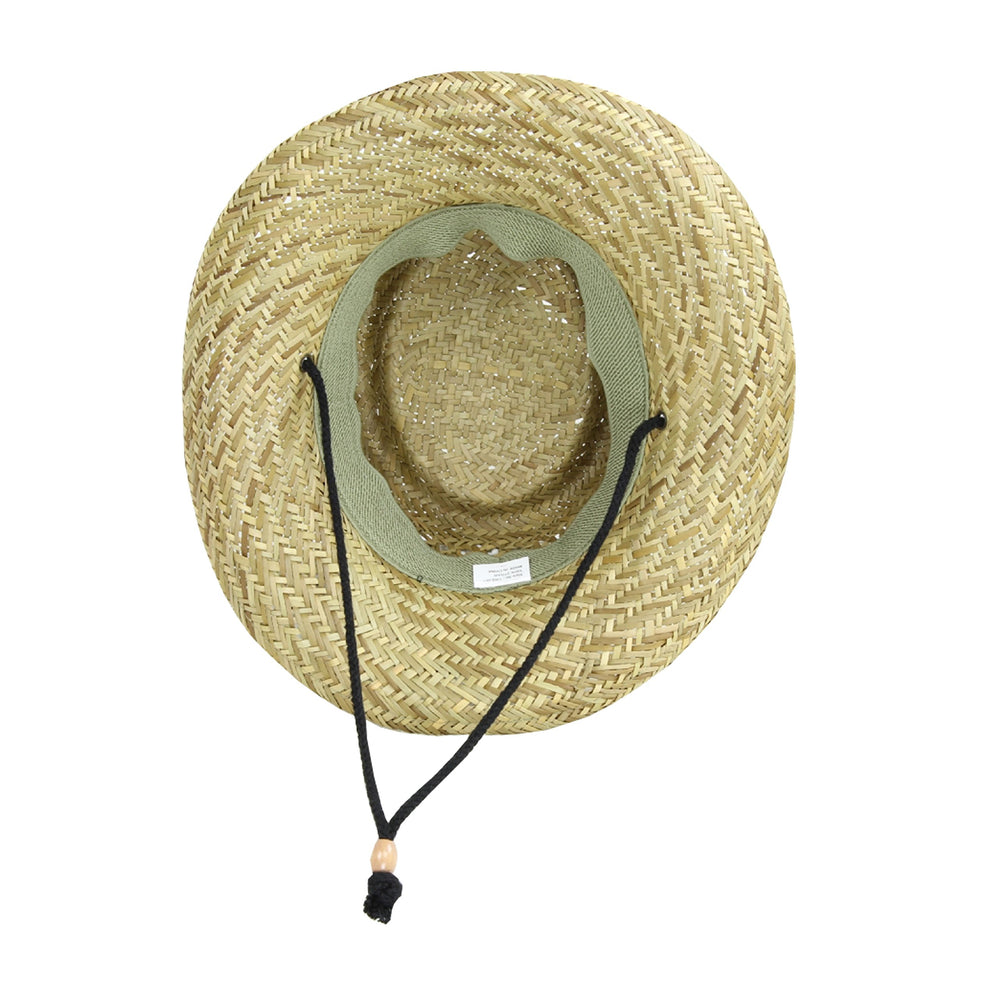 Sun and Fun outdoor-ready straw hat in a summer setting.