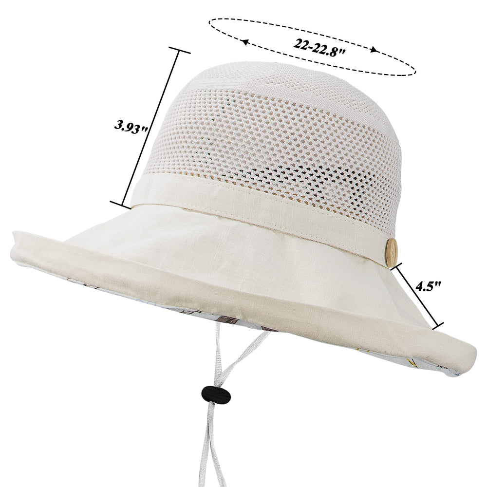 Close-up of brim edge with built-in metal wire