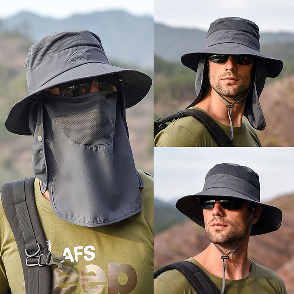 Breathable waterproof nylon sun hat suitable for outdoor activities