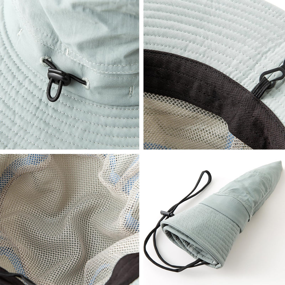 Beach-ready sun hat on sandy coast during summer