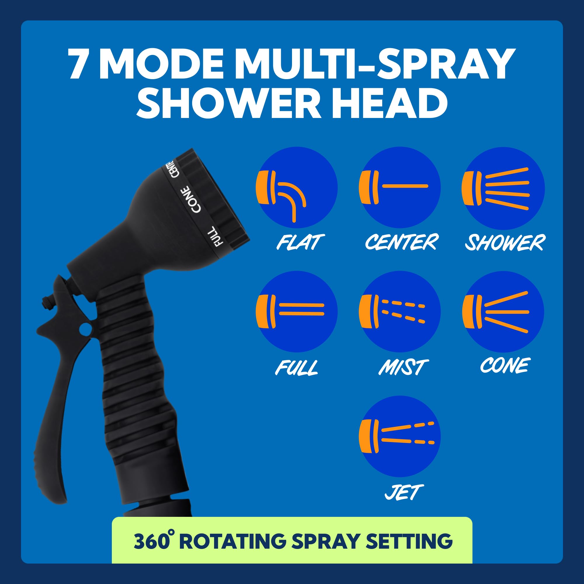 Sun Ninja neoprene cover provides warmth retention during outdoor showers.