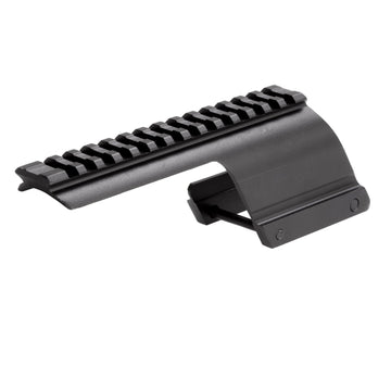 Sun Optics Mossberg 500 saddle scope mount for 20 ga enables quick optic setup