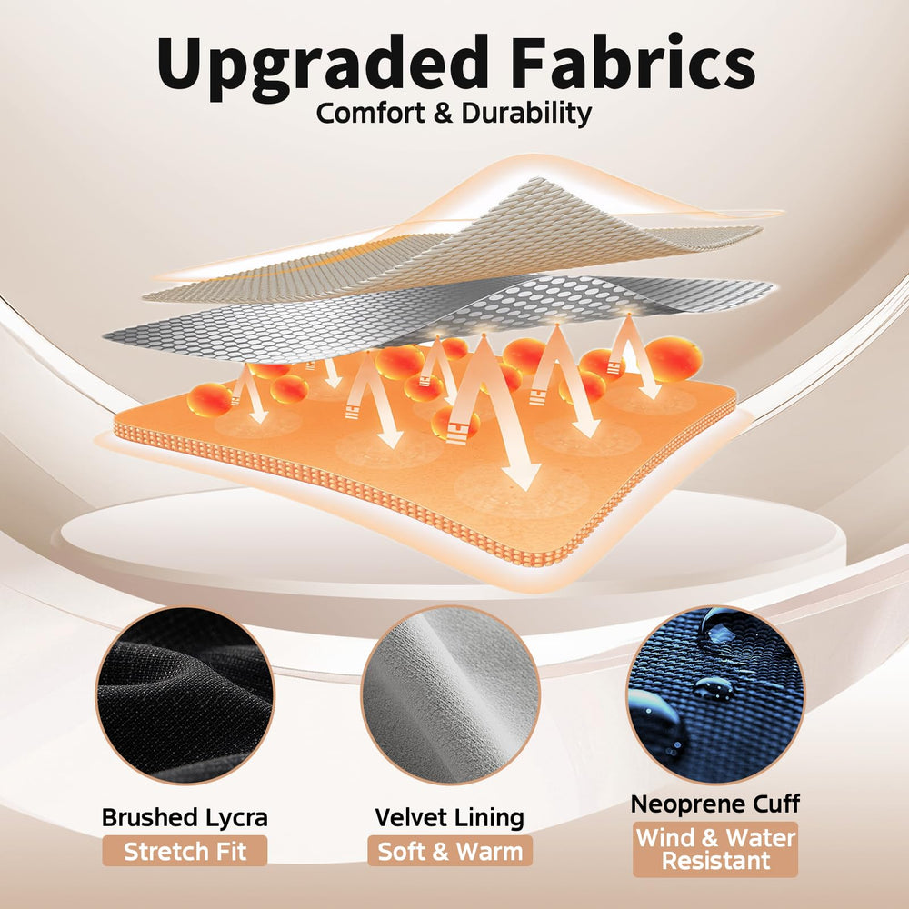 Sun Will glove liners with battery pack 7-4V for long-lasting warmth