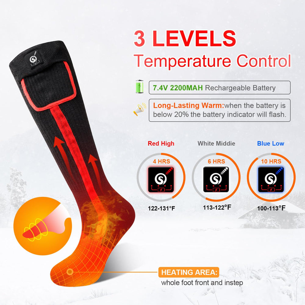 Sun Will heated socks battery-pack-controller for easy on-the-go heat adjustment
