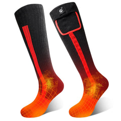 Sun Will heated socks soft-knit close-up showing breathable comfort for cold days