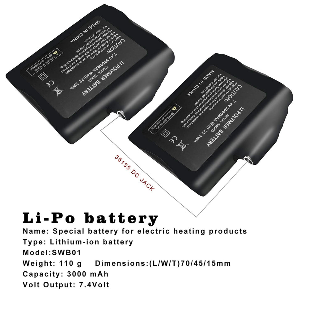 Sun Will 2-pack battery set in package ready for extended cold use.
