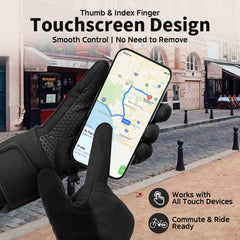 Sun Will heated glove liners feature touchscreen fingertips for device use.