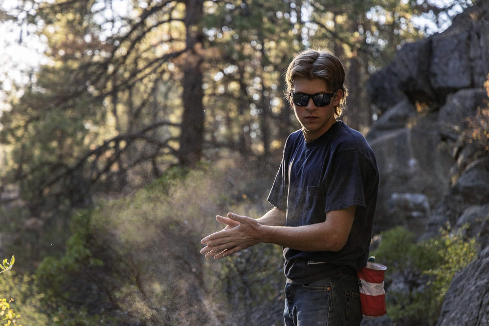 Suncloud A-Team polarized gray-green lenses reduce glare for outdoor activities.
