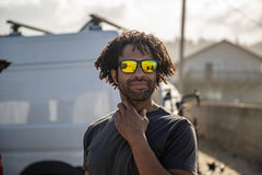 Suncloud Rambler frame made with Evolve material for durable, lightweight wear