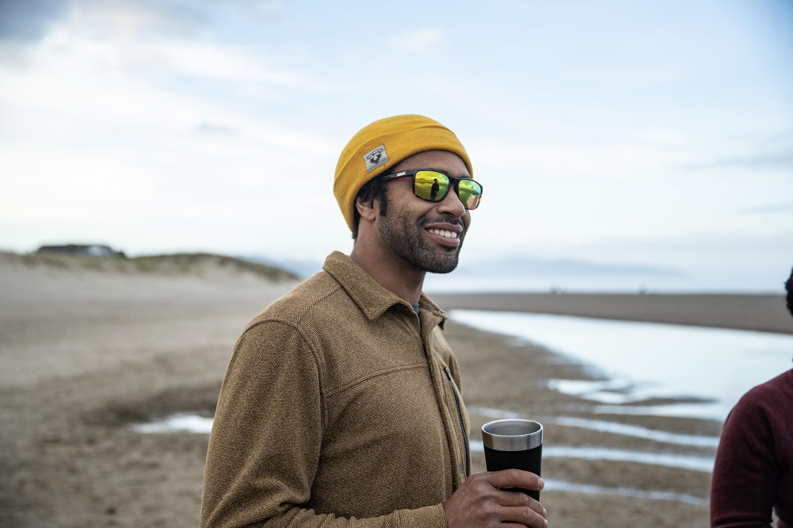 Suncloud Rambler with purple mirror lenses enhances color clarity outdoors