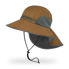 Sunday Afternoons Adventure Hat front view with wide UPF 50+ brim for sun protection