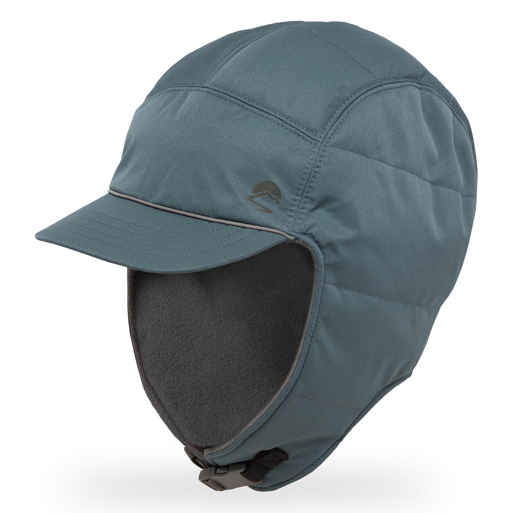 Sunday Afternoons Alpine Quilted Trapper mineral front view highlighting windproof brim and sun protection