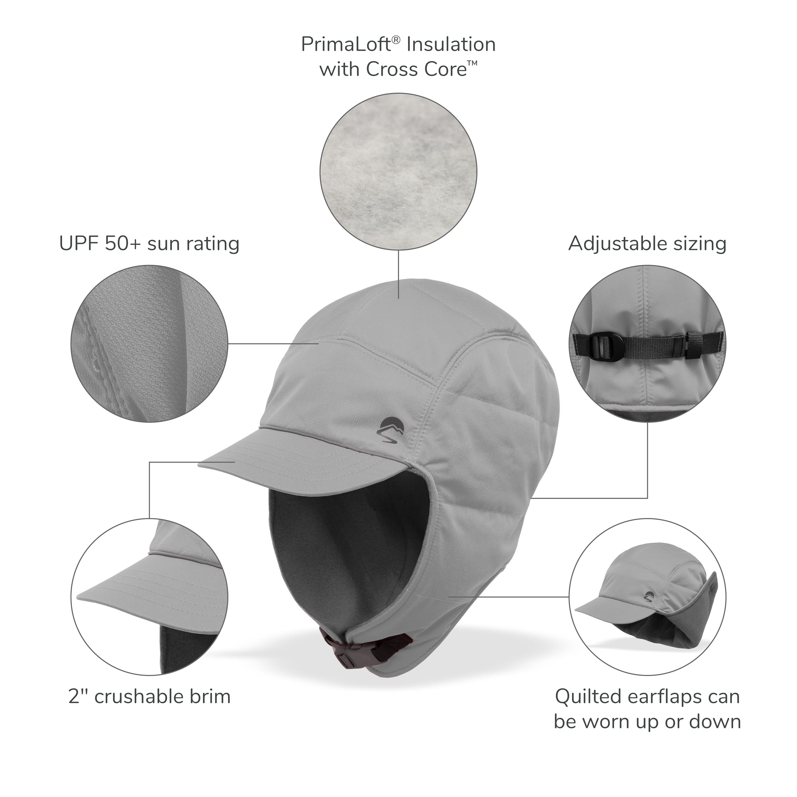 Sunday Afternoons Alpine Quilted Trapper mineral side profile emphasizes packable design for travel