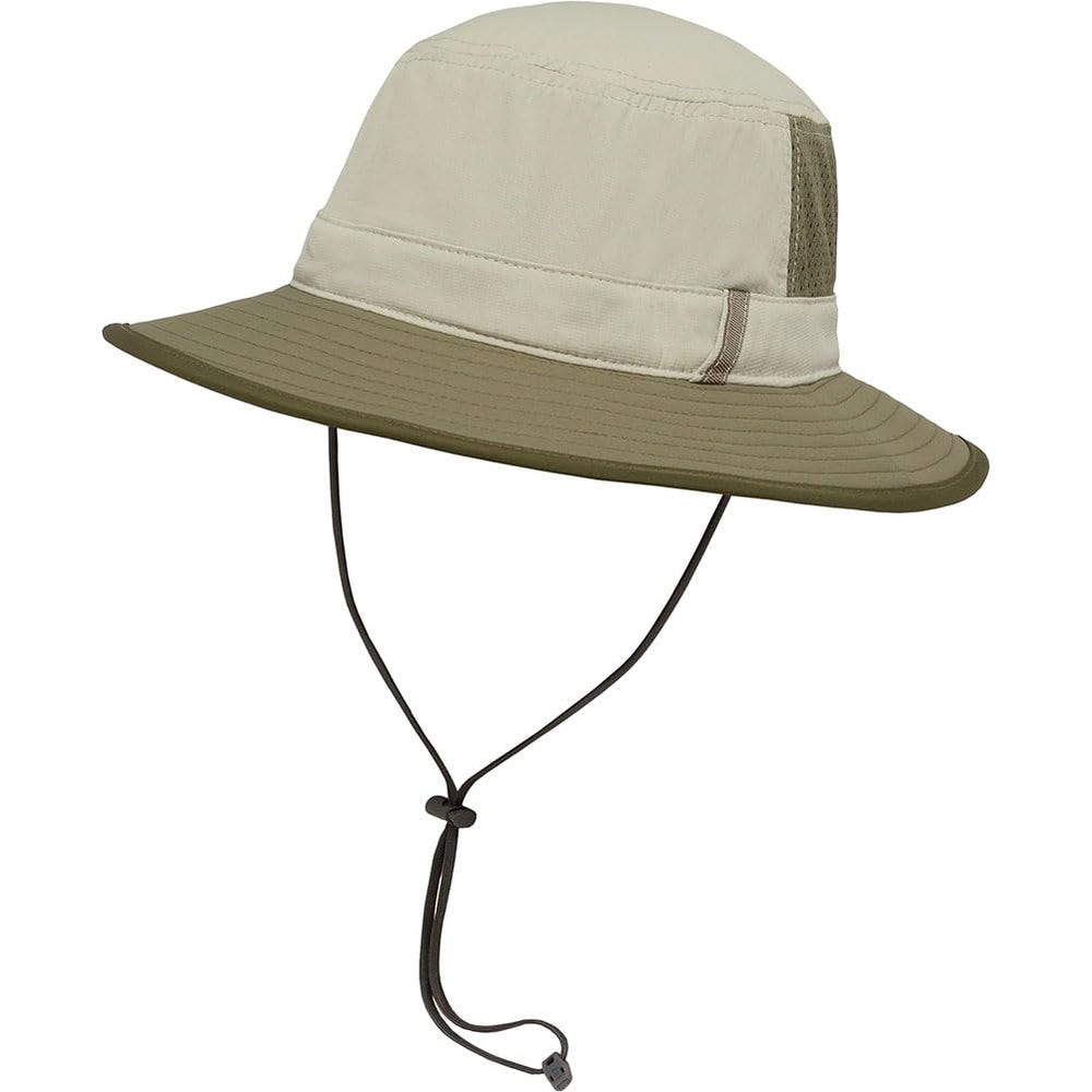 Sunday Afternoons Brushline Bucket Hat front view showcases sun protection for outdoor adventures.
