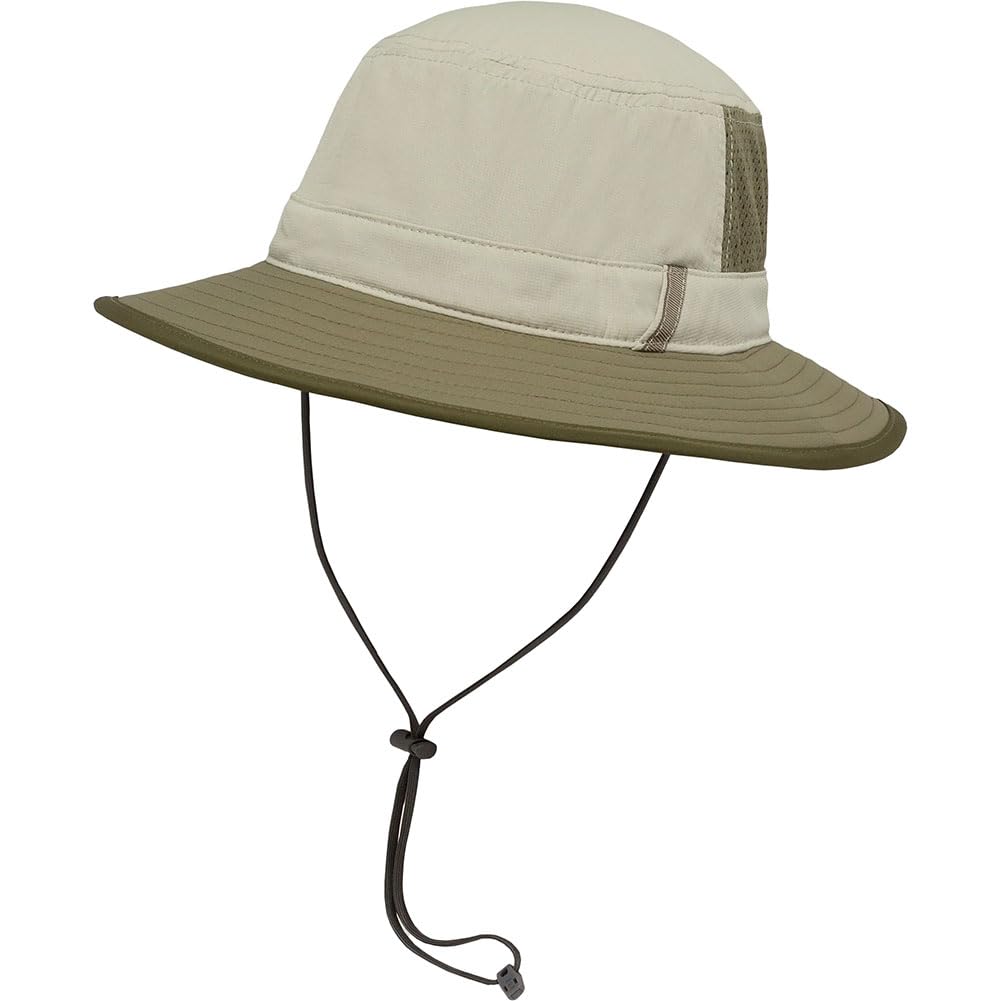 Sunday Afternoons Brushline Bucket Hat front view showcases sun protection for outdoor adventures.