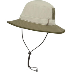 Sunday Afternoons Brushline bucket hat front view in cream juniper offers sun protection.