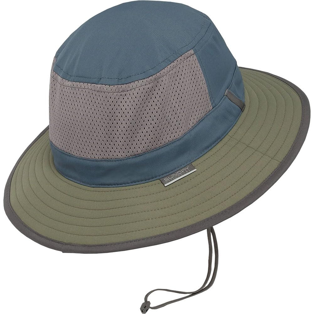 Sunday Afternoons Brushline bucket hat side view shows lightweight travel-ready design.