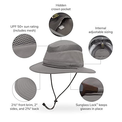 Sunday Afternoons Charter Escape Hat adjustable chin-strap ensures secure fit