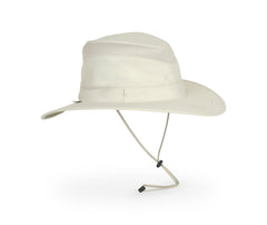 Sunday Afternoons Charter Hat cream-sand top view emphasizes compact, travel-friendly shape