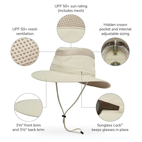 Sunday Afternoons Charter Hat moisture-wicking sweatband handles long sunny days.