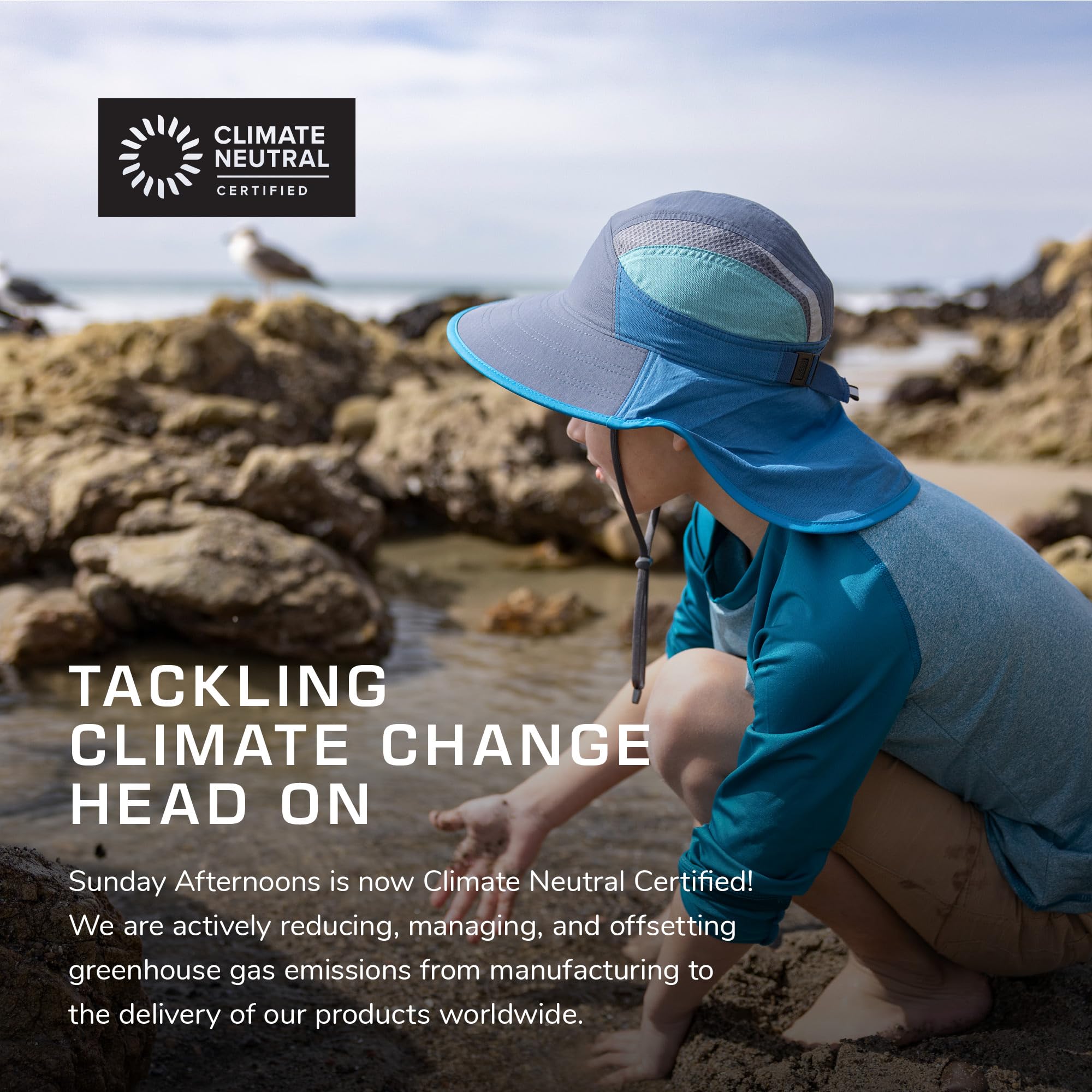 Sunday Afternoons Kids' Ultra Adventure Hat packable brim for travel-friendly packing
