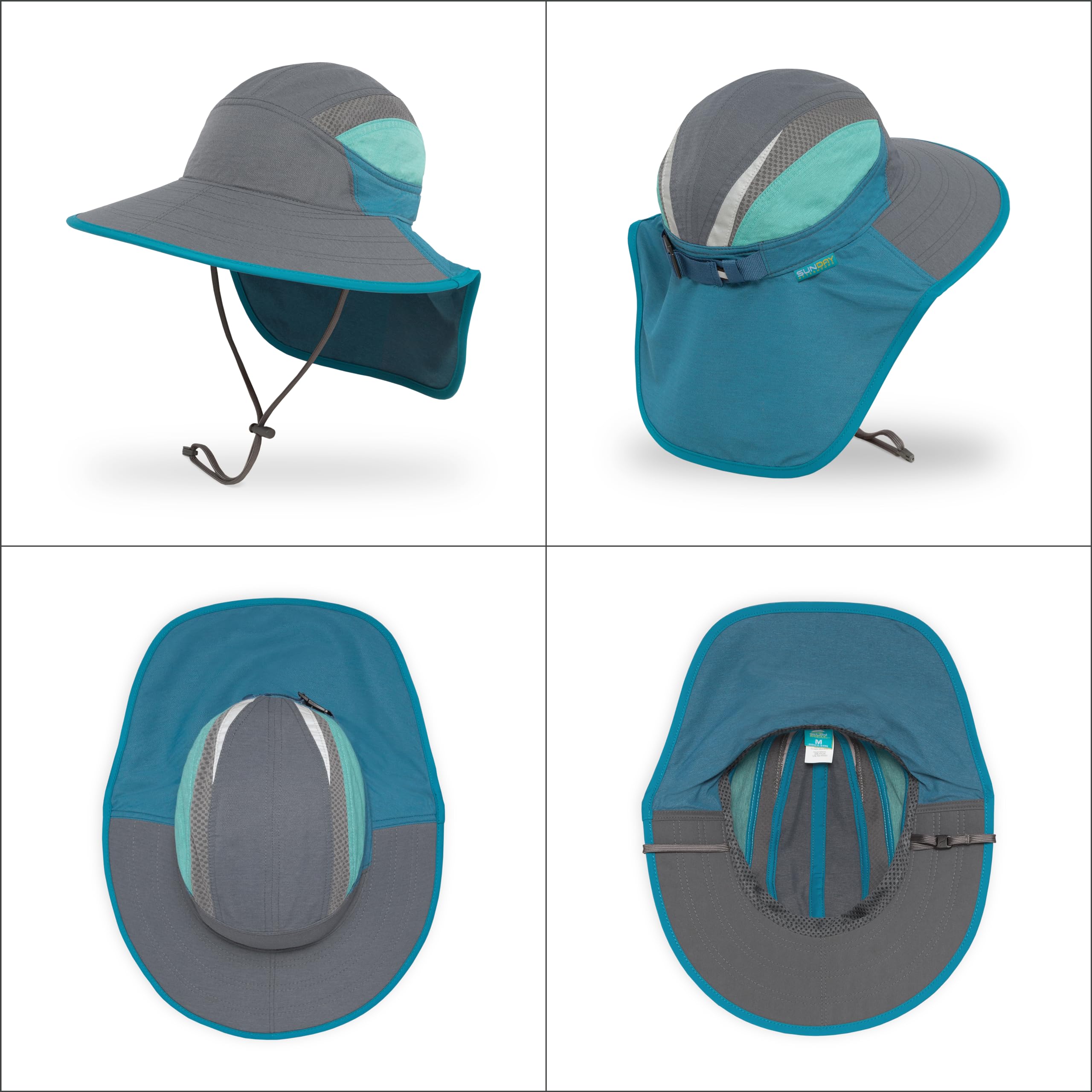 Sunday Afternoons Kids' Ultra Adventure Hat ventilated crown keeps kids cool