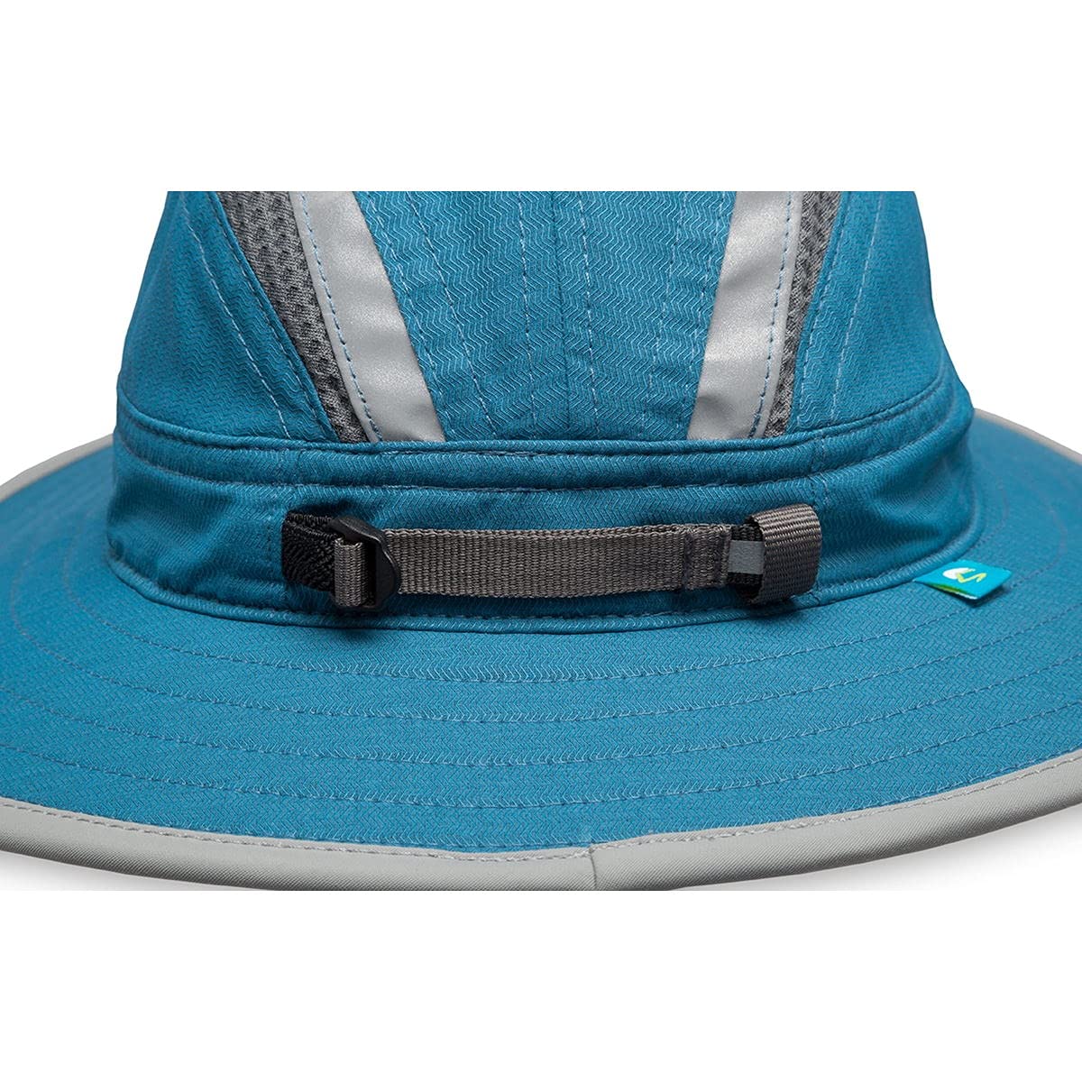 Wicking sweatband inside Sunday Afternoons Kids Ultra Escape Boonie keeps faces dry.