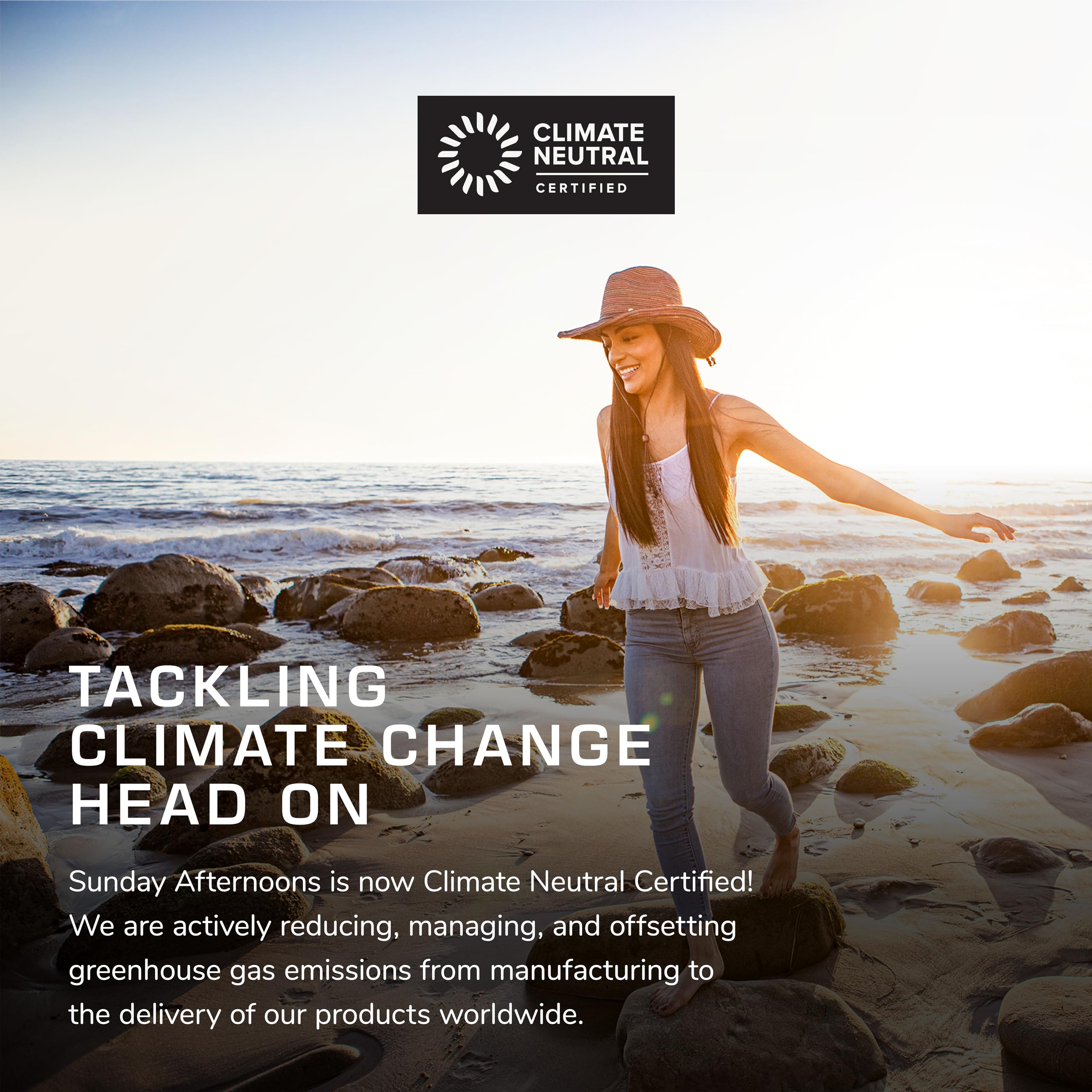 Sunday Afternoons Sunset Hat breathable recycled braid for lightweight comfort