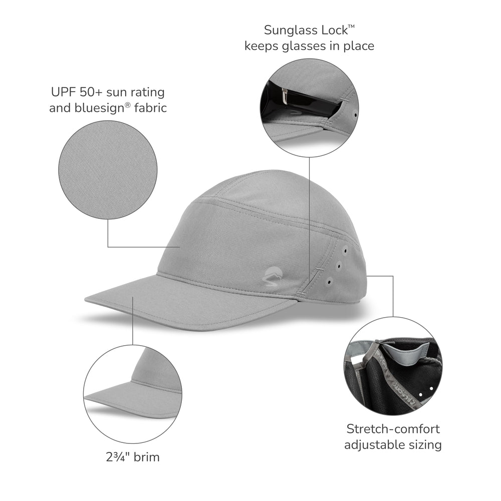 Sunday Afternoons Sunward Radar Dusty Rose back view showing wicking band