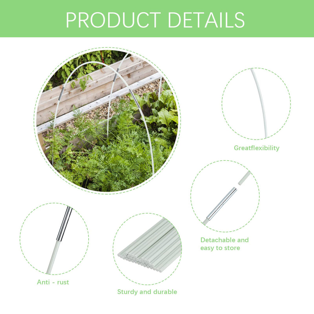 SUNFECILI collapsible-pole-design makes storage and transport easy.