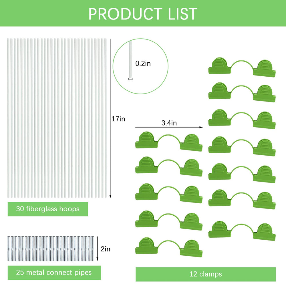 SUNFECILI high-strength-elastic-cord-pole offers flexibility for windy conditions.