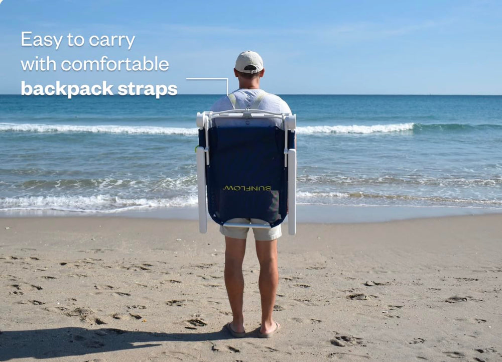 SUNFLOW Shore Thing drink holder keeps beverages within reach at the shore