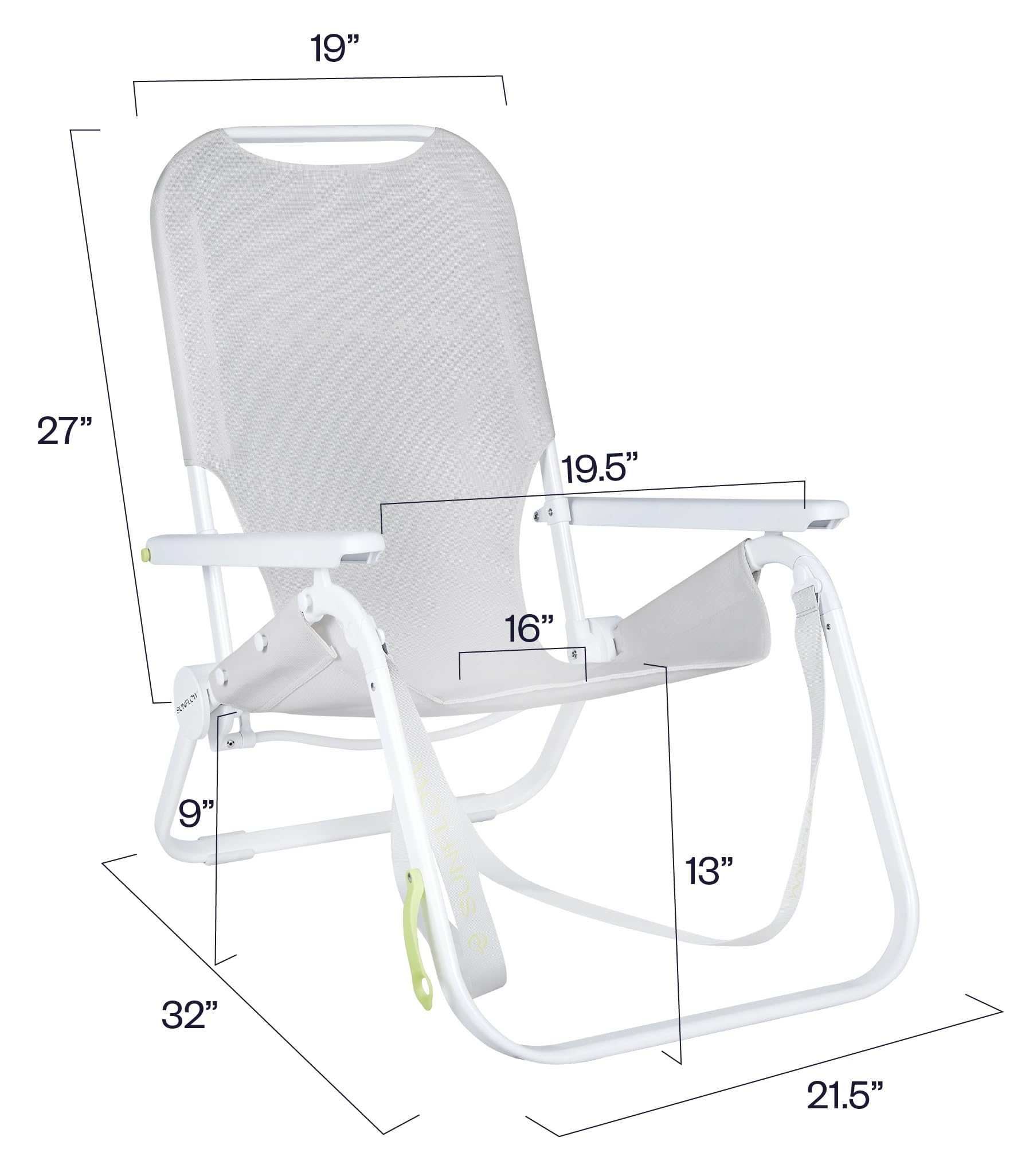 SUNFLOW Shore Thing UPF 50+ shade provides sun protection while you relax.