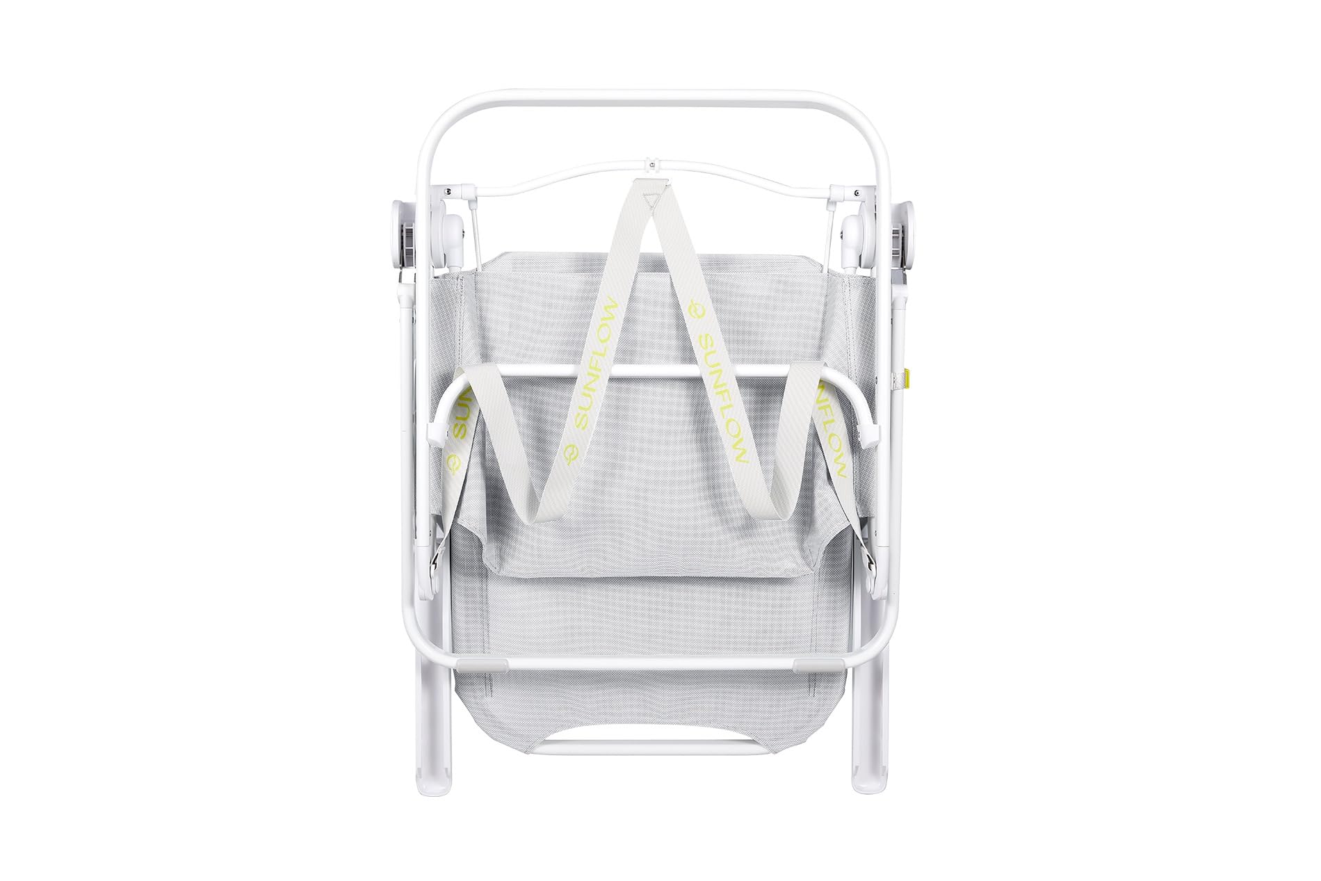 SUNFLOW Tall Sand Dune Chair rust-resistant-frame endures salty coast trips.