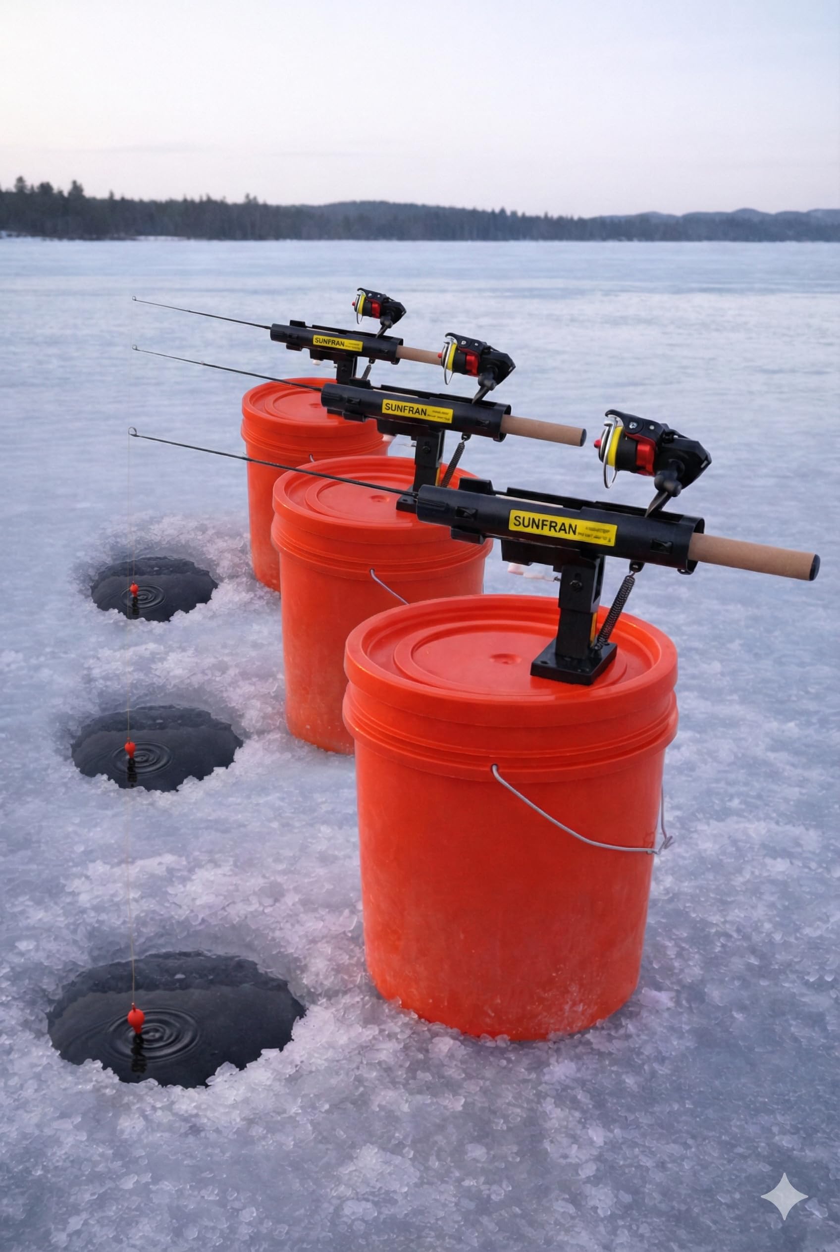 SUNFRAN Hooksetter rugged design withstands cold ice and open water year round.