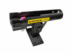 Foldable SUNFRAN Hooksetter eases packing for seasonal trips and returns.