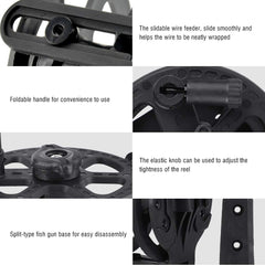 SUNGOOYUE reel holds about 70 meters of 1.8 mm line