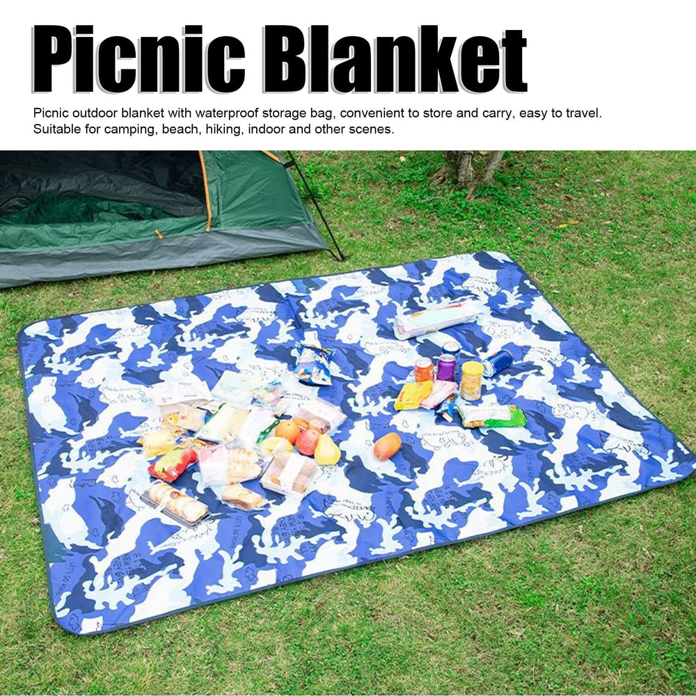 SUNGOOYUE blanket folded into compact tote for easy portability.