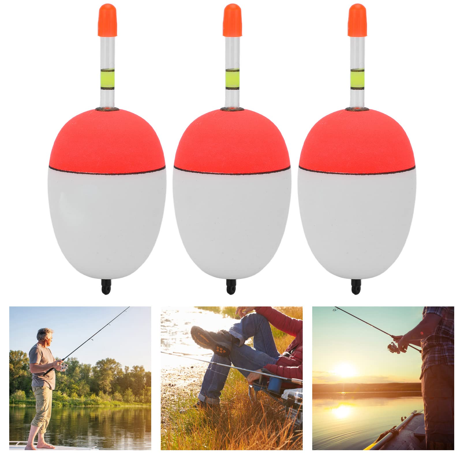 SUNGOOYUE luminous bobber provides buoyant visibility at the water surface for better control.