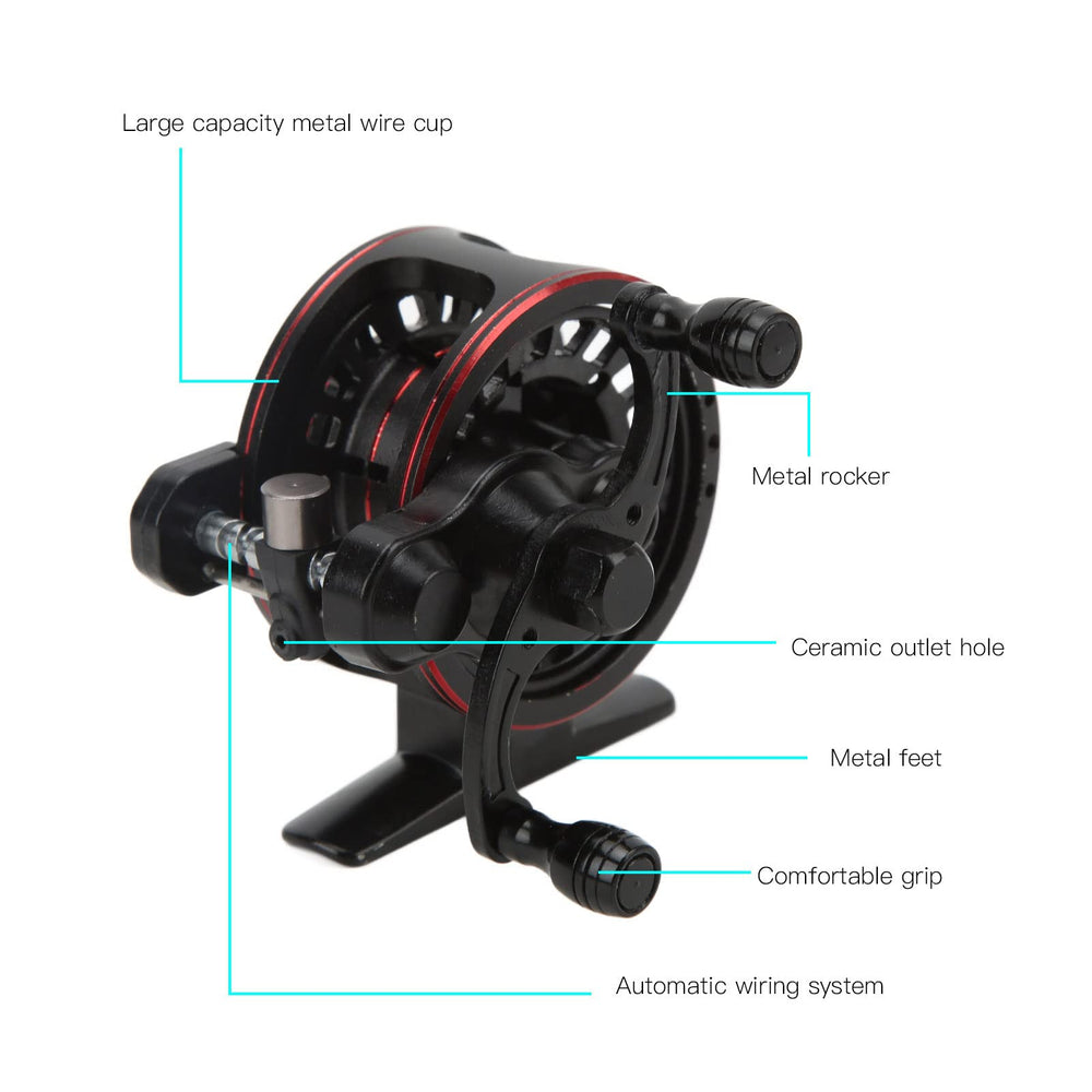 SUNGOOYUE double-speed reel action enhances efficiency for varied fishing tasks.