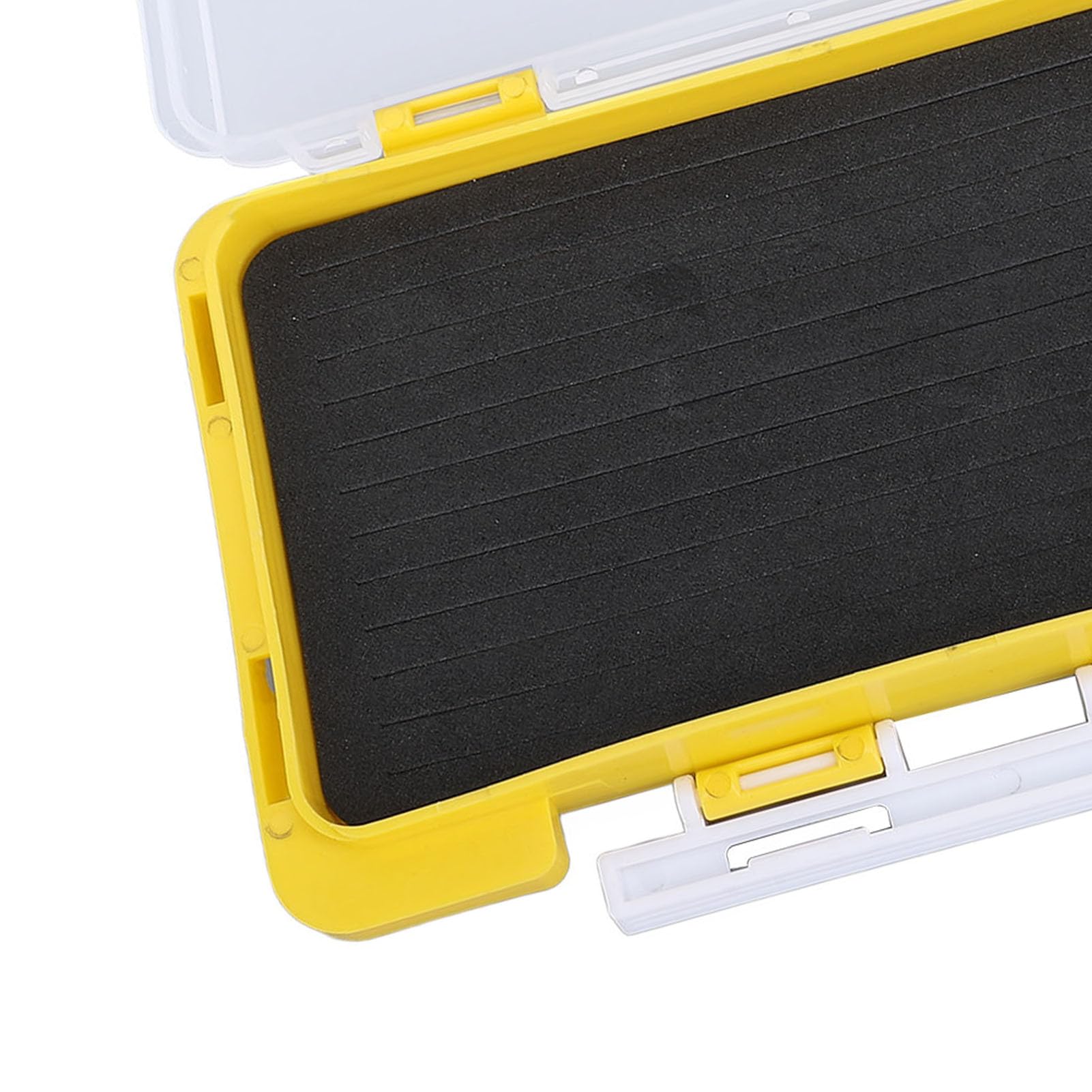 SUNGOOYUE compact jig box in yellow, fits in small bags.
