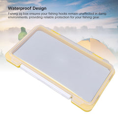 SUNGOOYUE yellow lure storage box, compact design saves space in tackle bag.