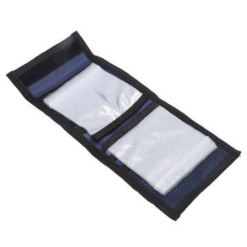 SUNGOOYUE fly fishing leader wallet front view, compact and organized.