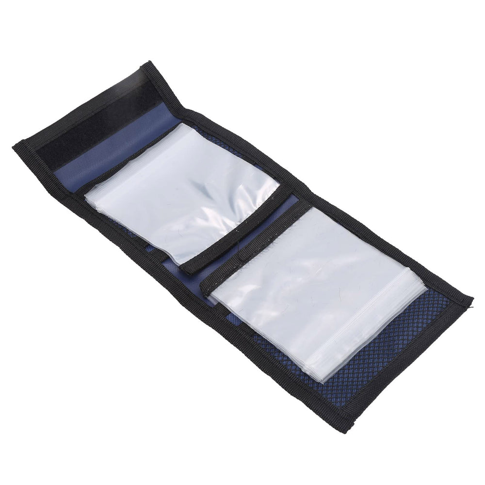 SUNGOOYUE fly fishing leader wallet front view, compact and organized.