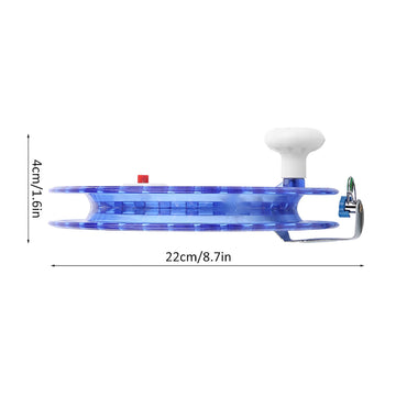 SUNGOOYUE multifunction reel compact blue with ergonomic design